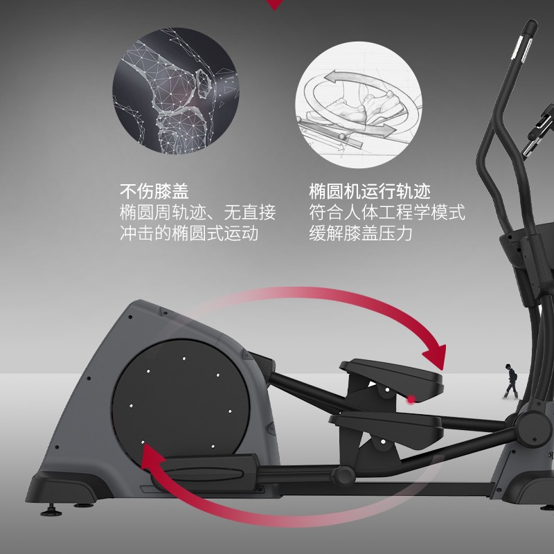 捷瑞特（JOROTO） 美国品牌椭圆机椭圆仪太空漫步机 健身器材 MF600