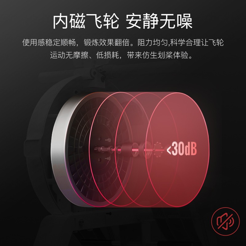 捷瑞特（JOROTO） 美国品牌划船机家用磁阻划船器室内健身器材MR20 磁控划船机