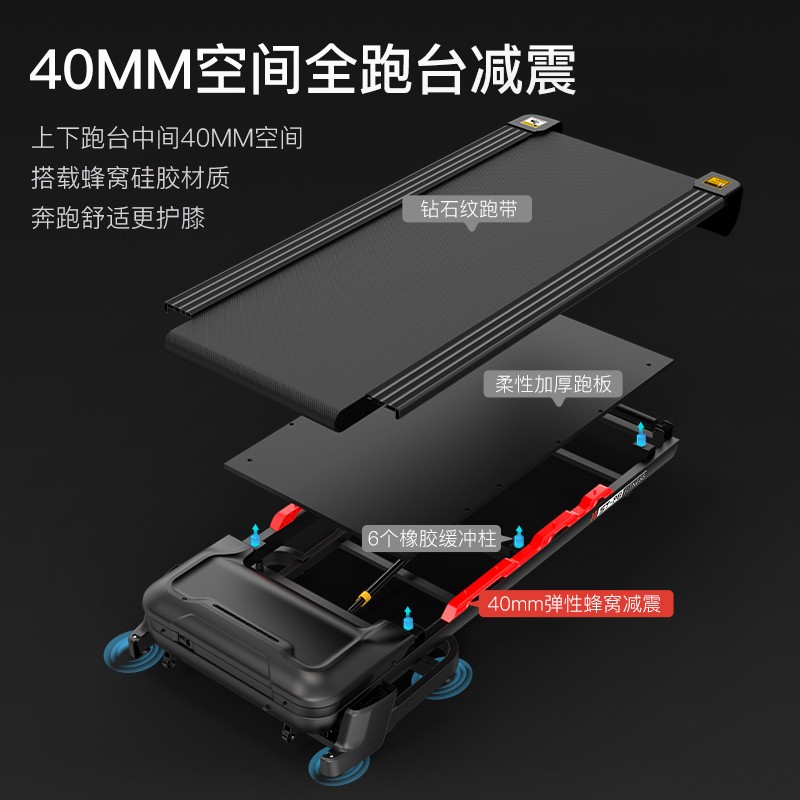 舒体跑步机家庭用家用折叠减震坡度走步机大型商用健身房器材ST-P8 宽大跑带 强劲马达