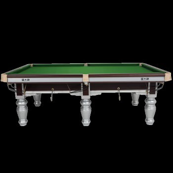 星牌（XING PAI）台球桌标准桌球台银腿家用台球桌中式黑八球厅球房俱乐部XW117-9A 棕
