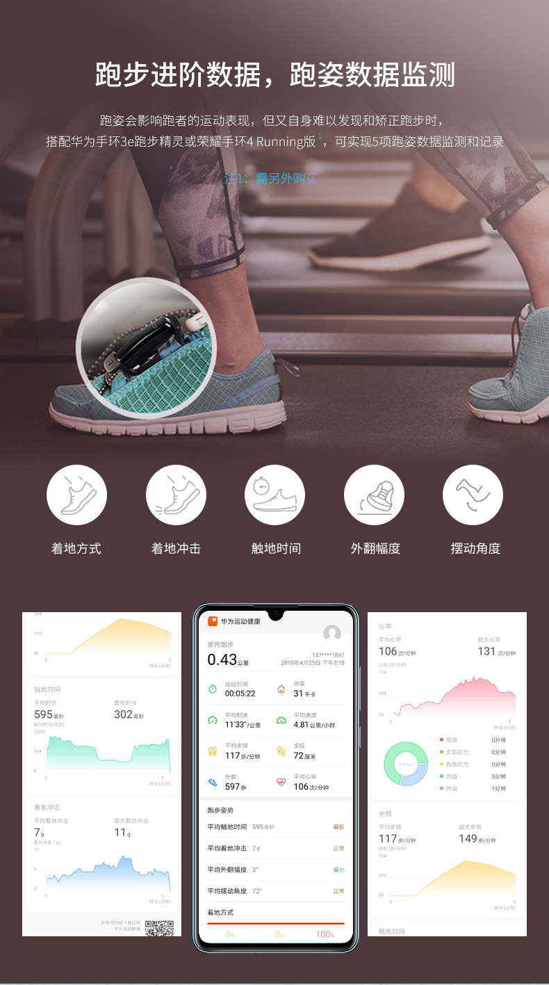 华为DFH生态产品舒华智能家用跑步机室内可折叠静音减震走步机A9(图15)