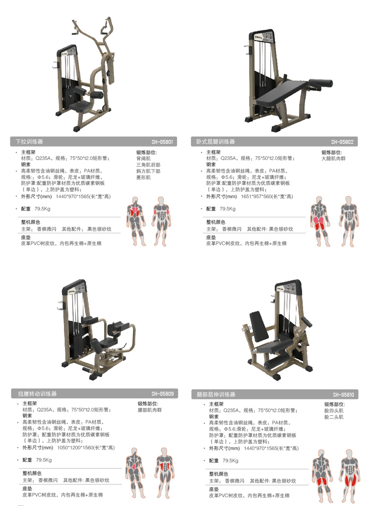 舒华大型仰卧起坐腹肌板家用运动健身器材腹肌训练 SH-G5899(图6)