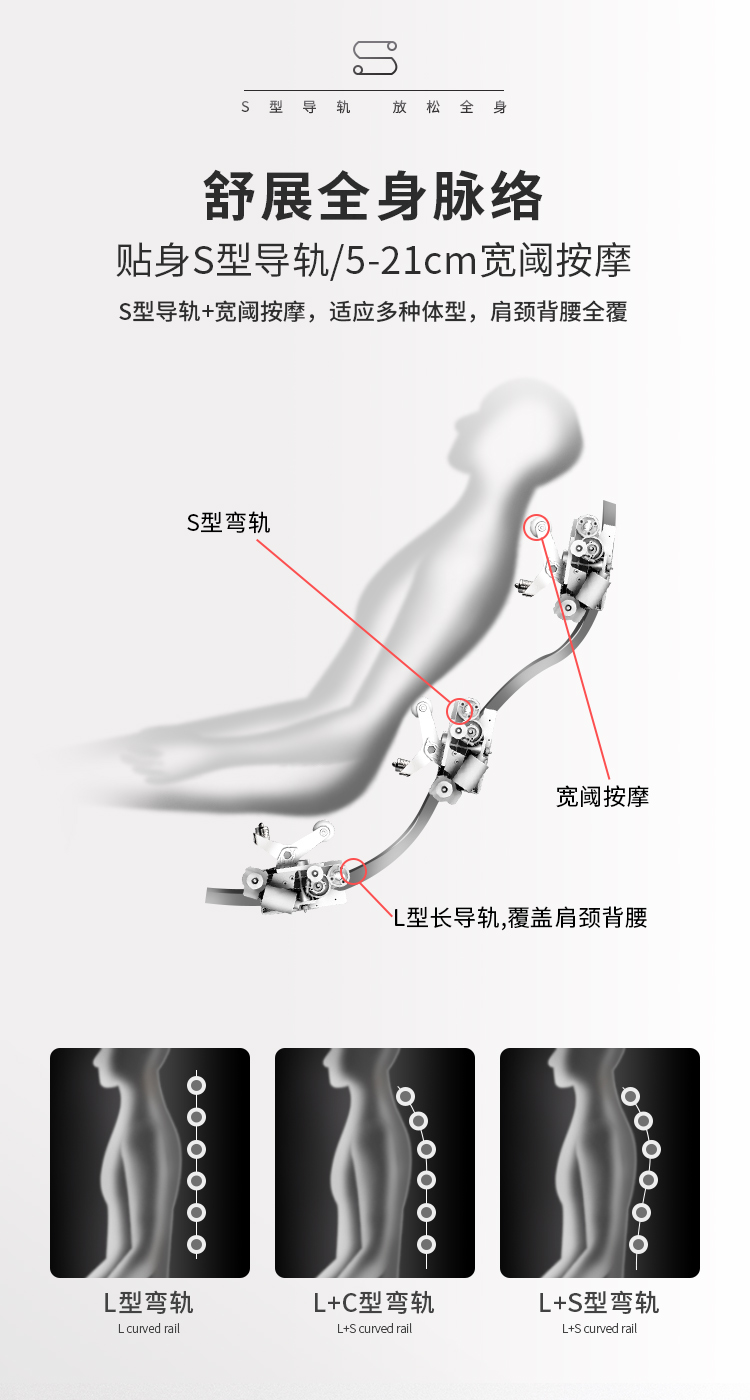 艾力斯特（Irest）按摩椅家用全身太空舱免安装 SL-A90-2 珍珠黑(图12)