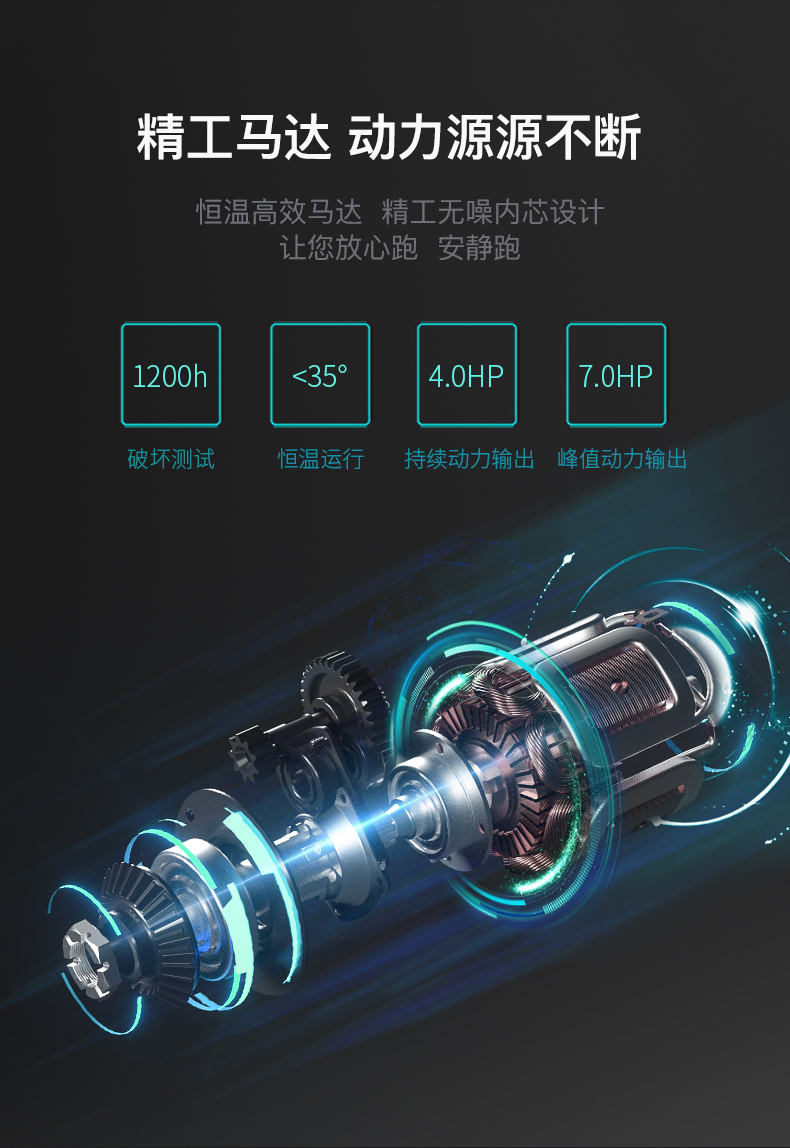 捷瑞特（JOROTO） 美国品牌跑步机健身房专用室内商用宽跑带健身DP500 DP500TV DP500TV豪华版 高端豪华跑步机型 健身房级配置(图8)