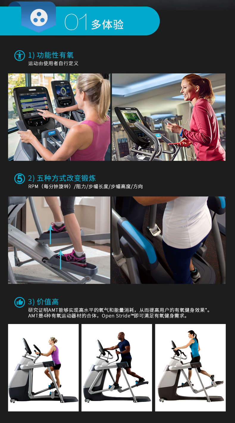 2-1Z930134532223.jpg Precor必确美国原装进口AMT885一体机(图7)