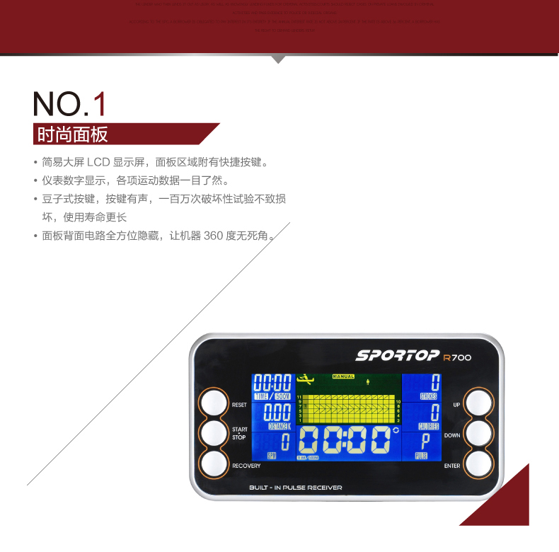 DYACO岱宇SW900进口高端家用划船机静音磁控折叠划船器健身器材(图9)