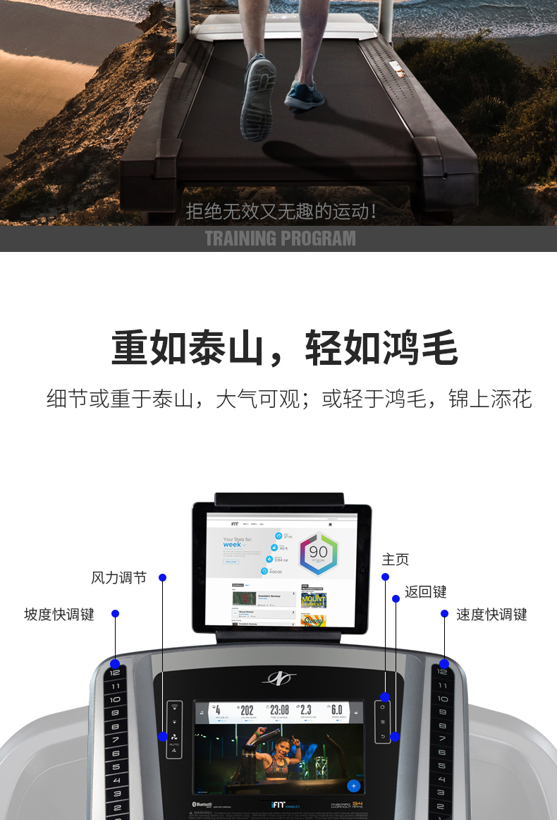2-19112G10622J6.jpg 美国icon爱康家用彩屏智能跑步机静音可折叠室内健身房专用C1650(图11)