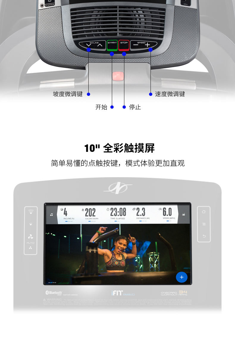 2-19112G10623349.jpg 美国icon爱康家用彩屏智能跑步机静音可折叠室内健身房专用C1650(图12)
