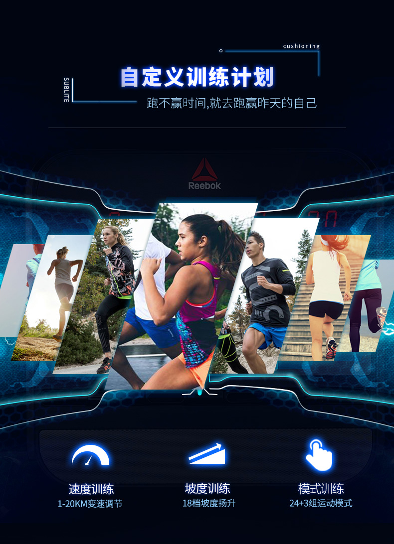 2-19112G5351Da.jpg Reebok-锐步SL8.0跑步机家用款豪华智能静音轻商用健身房健身器材(图13)