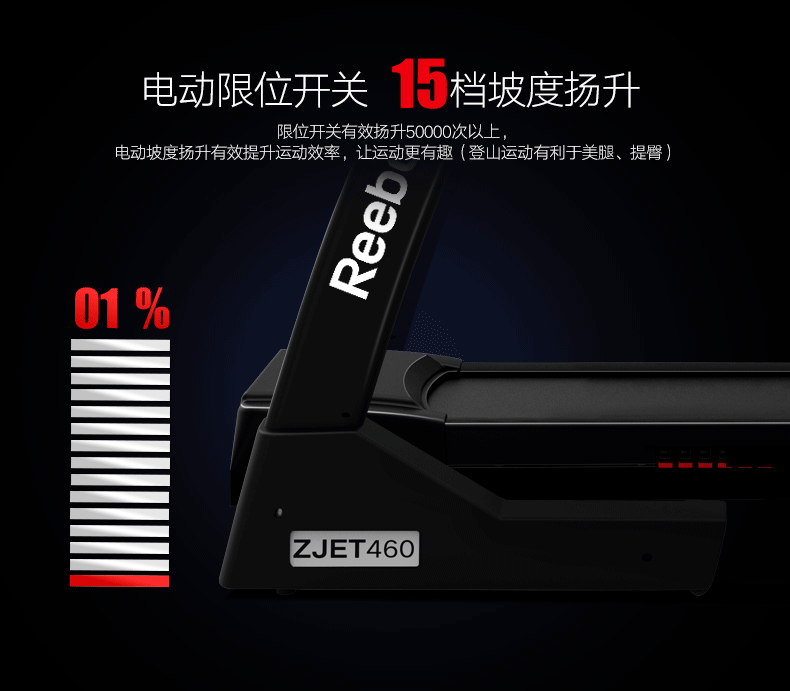 2-19112G54300B6.gif Reebok-锐步ZJET460跑步机家用款超静音折叠健身房器材(图17)