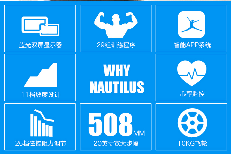 2-19112Q20102437.jpg Nautilus诺德士椭圆机家用健身太空漫步机健身房商用椭圆仪小型(图6)
