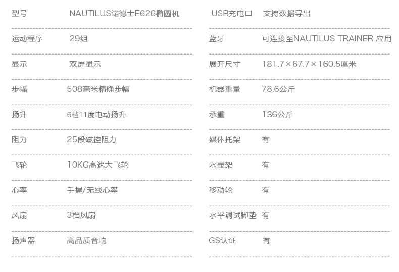2-19112Q20103158.jpg Nautilus诺德士椭圆机家用健身太空漫步机健身房商用椭圆仪小型(图18)