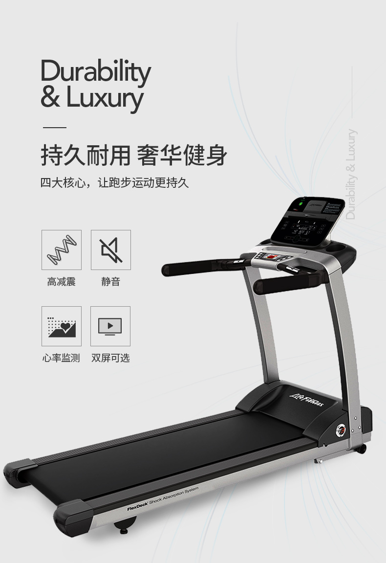 2-19112QAP1535.jpg LifeFitness-力健进口跑步机健身器材家用多功能减震 T3-GC(图4)