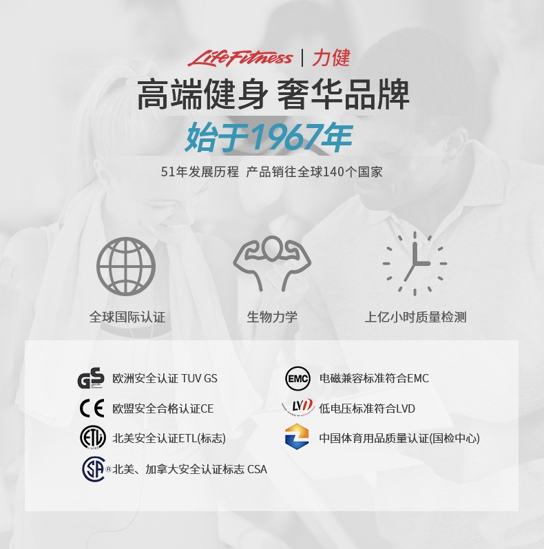 2-19112QAP1636.jpg LifeFitness-力健进口跑步机健身器材家用多功能减震 T3-GC(图2)