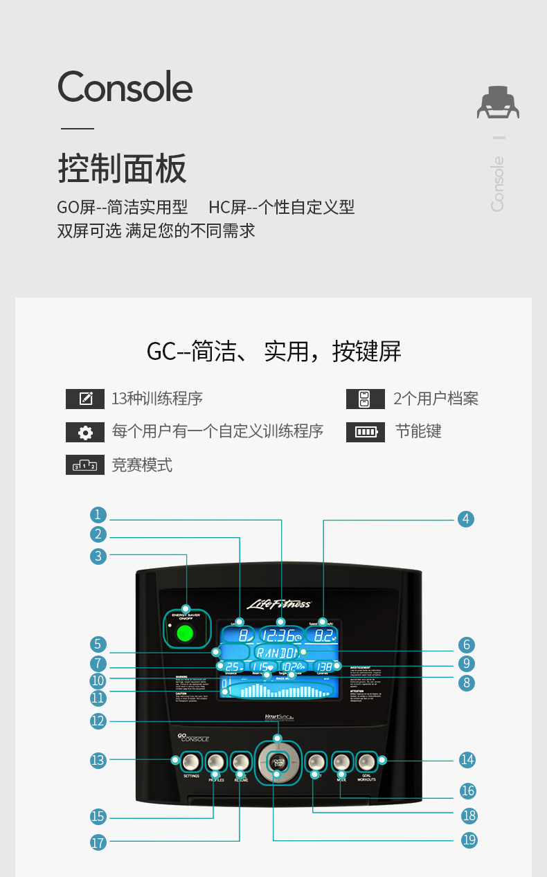 2-19112QAP21c.jpg LifeFitness-力健进口跑步机健身器材家用多功能减震 T3-GC(图11)