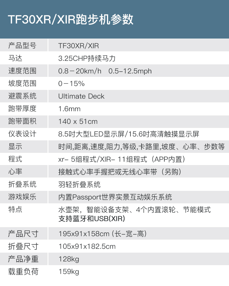 2-191219145235E2.jpg 乔山(JOHNSON)跑步机 家用折叠超静音减震 运动健身器材 高端健身房商用TF(图20)